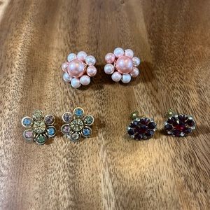 Vintage Clip On Earring Bundle